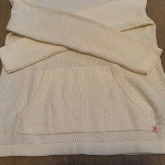 Brooks Brothers 346 100% Cotton Hoodie Cream Sz M - Picture 5 of 9